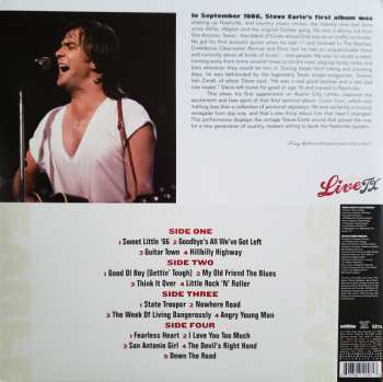 2LP Steve Earle: Live From Austin TX