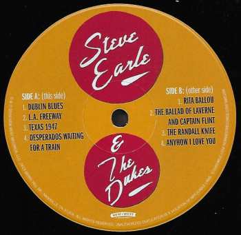2LP Steve Earle & The Dukes: Guy