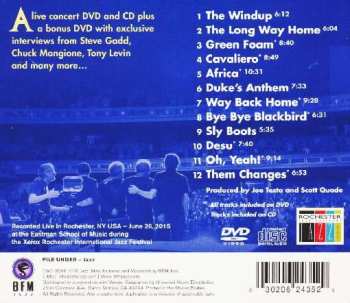 CD/2DVD Steve Gadd Band: Way Back Home - Live From Rochester, NY