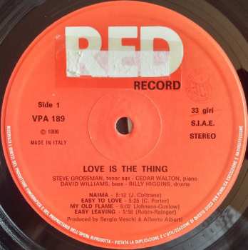 LP Billy Higgins: Love Is The Thing