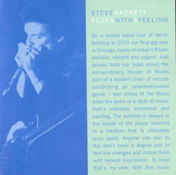 CD Steve Hackett: Blues With A Feeling
