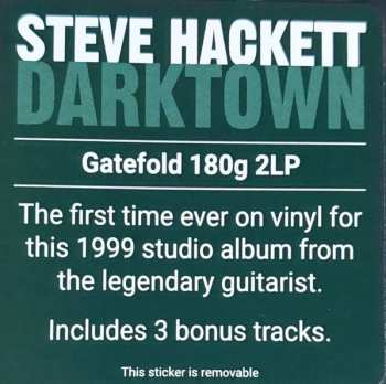 2LP Steve Hackett: Darktown LTD