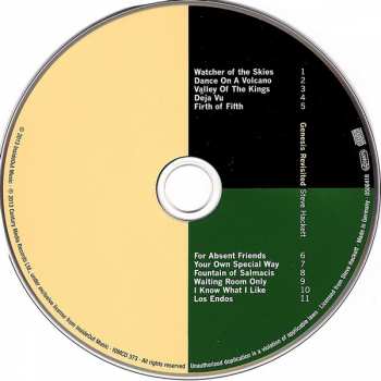 CD Steve Hackett: Genesis Revisited DIGI