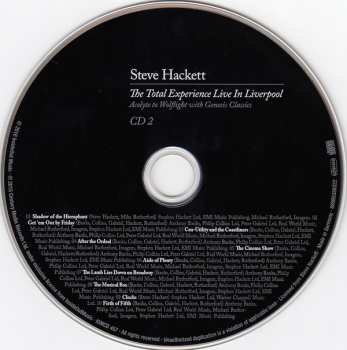2CD/2DVD Steve Hackett: The Total Experience Live In Liverpool (Acolyte To Wolflight With Genesis Classics) DLX | DIGI