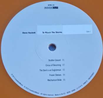 2LP Steve Hackett: To Watch The Storms CLR | LTD