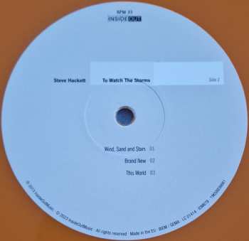 2LP Steve Hackett: To Watch The Storms CLR | LTD