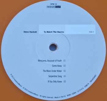 2LP Steve Hackett: To Watch The Storms CLR | LTD