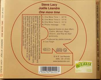 CD Steve Lacy: One More Time