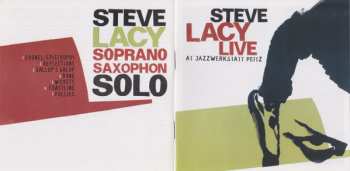 CD Steve Lacy: Live At Jazzwerkstatt Peitz