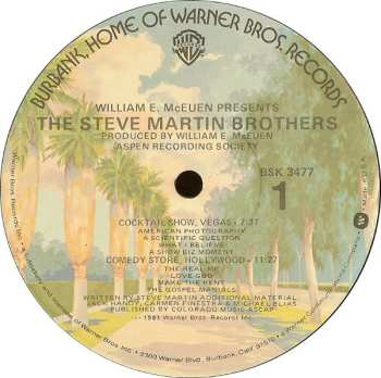 LP Steve Martin: The Steve Martin Brothers
