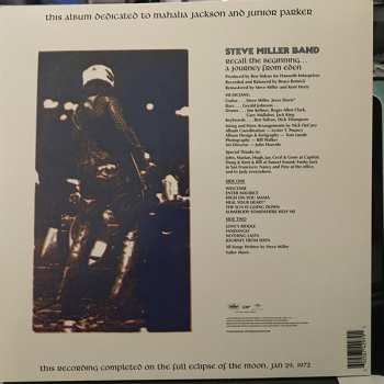 LP Steve Miller Band: Recall The Beginning...A Journey From Eden CLR | LTD