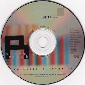 CD Steve Reich: Phase Patterns / Pendulum Music / Piano Phase / Four Organs