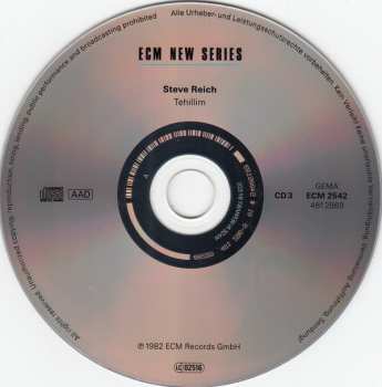 3CD/Doos Steve Reich: The ECM Recordings LTD