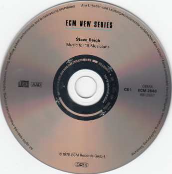 3CD/Doos Steve Reich: The ECM Recordings LTD