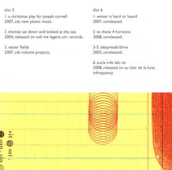 7CD/Doos Steve Roden: A Thousand Breathing Forms (2003-2008)
