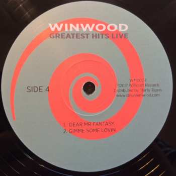 4LP Steve Winwood: Greatest Hits Live