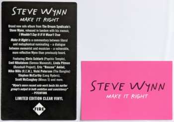 LP Steve Wynn: Make It Right CLR | LTD