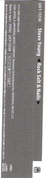 CD Steve Young: Rock Salt And Nails