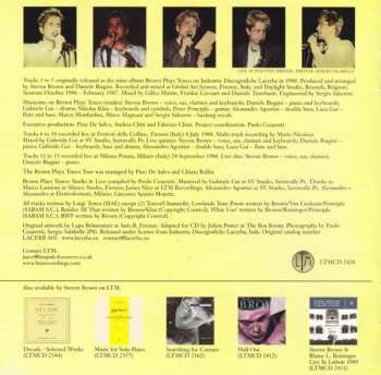 CD Steven Brown: Brown Plays Tenco - Le Canzoni Di Luigi Tenco (Studio & Live)