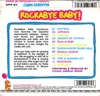 CD Steven Charles Boone: Rockabye Baby! Lullaby Renditions Of Muse