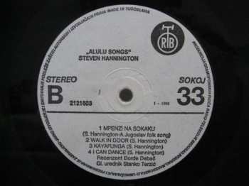LP Steven Hannington: Alulu Songs