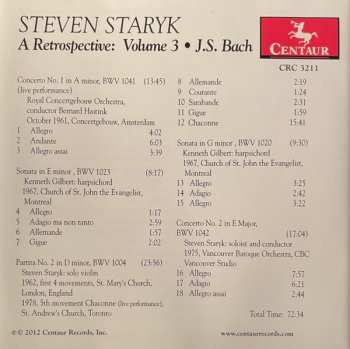 CD Johann Sebastian Bach: A Retrospective: Vol.3