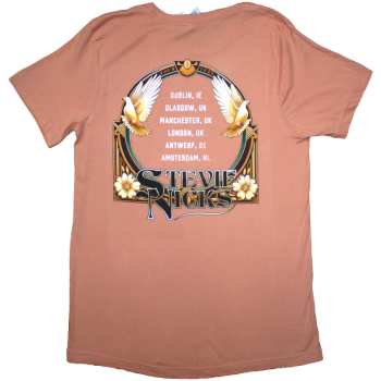 Merch Stevie Nicks: Stevie Nicks Ladies T-shirt: Tour '24 Retro Photo (orange) (back Print & Ex-tour) (small) S