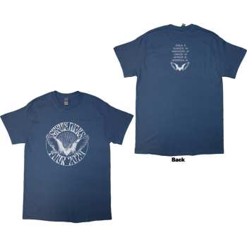 Merch Stevie Nicks: Stevie Nicks Unisex T-shirt: Tour '24 Wings (blue) (back Print & Ex-tour) (medium) M