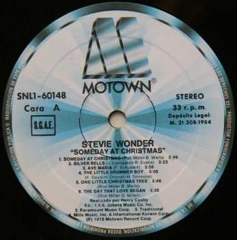 LP Stevie Wonder: Someday At Christmas