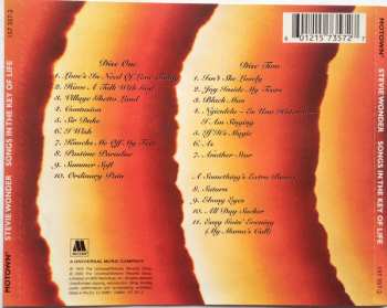 2CD Stevie Wonder: Songs In The Key Of Life