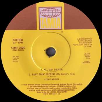 2LP/SP Stevie Wonder: Songs In The Key Of Life