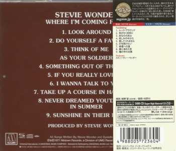 CD Stevie Wonder: Where I'm Coming From
