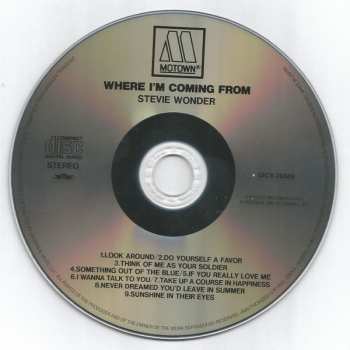 CD Stevie Wonder: Where I'm Coming From