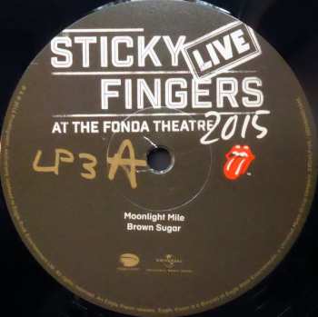 3LP/DVD The Rolling Stones: Sticky Fingers Live At The Fonda Theatre 2015