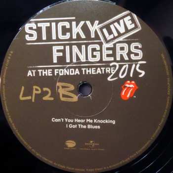 3LP/DVD The Rolling Stones: Sticky Fingers Live At The Fonda Theatre 2015