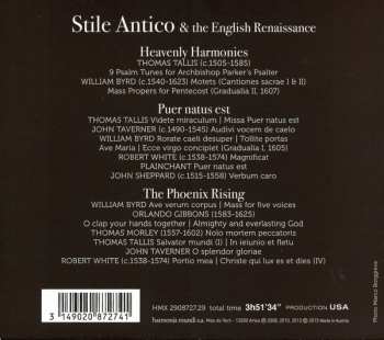 3CD/Doos Stile Antico: A Musical Journey Into The English Renaissance