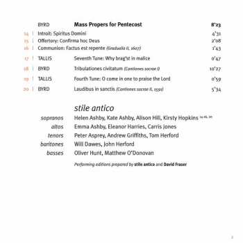 3CD/Doos Stile Antico: A Musical Journey Into The English Renaissance