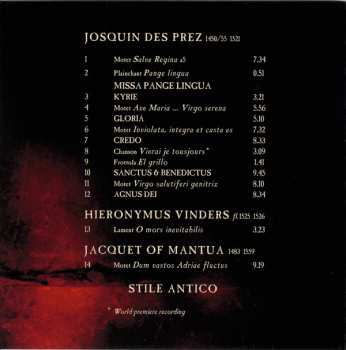 CD Josquin Des Prés: Josquin Des Prez