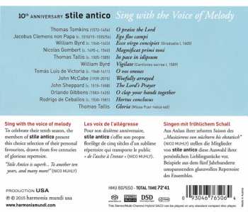 SACD Stile Antico: Sing With The Voice Of Melody