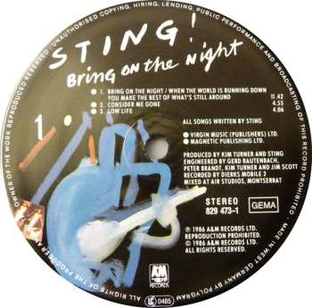2LP Sting: Bring On The Night