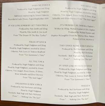 CD Sting: Fields Of Gold (The Best Of Sting 1984 - 1994)