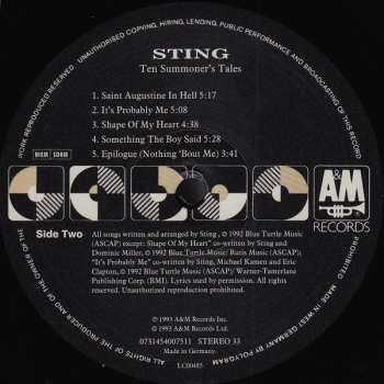 LP Sting: Ten Summoner's Tales