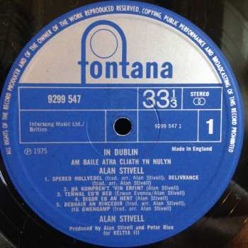 LP Alan Stivell: In Dublin - Am Baile Atha Cliath Yn Nulyn