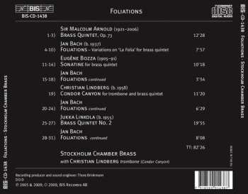 CD Stockholm Chamber Brass: Foliations