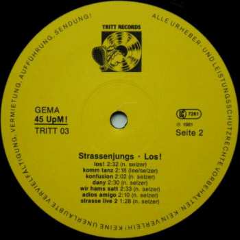 LP Strassenjungs: Los!