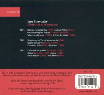3CD/Doos Igor Stravinsky: Composer & Performer - Vol. III