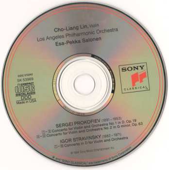 CD Sergei Prokofiev: Violin Concerto / Violin Concertos Nos. 1 & 2