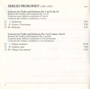 CD Sergei Prokofiev: Violin Concerto / Violin Concertos Nos. 1 & 2