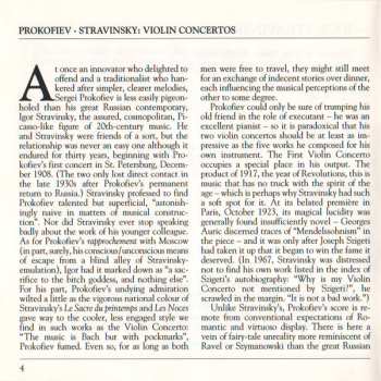 CD Sergei Prokofiev: Violin Concerto / Violin Concertos Nos. 1 & 2