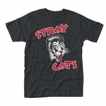 Merch Stray Cats: T-shirt Cat Logo Stray Cats